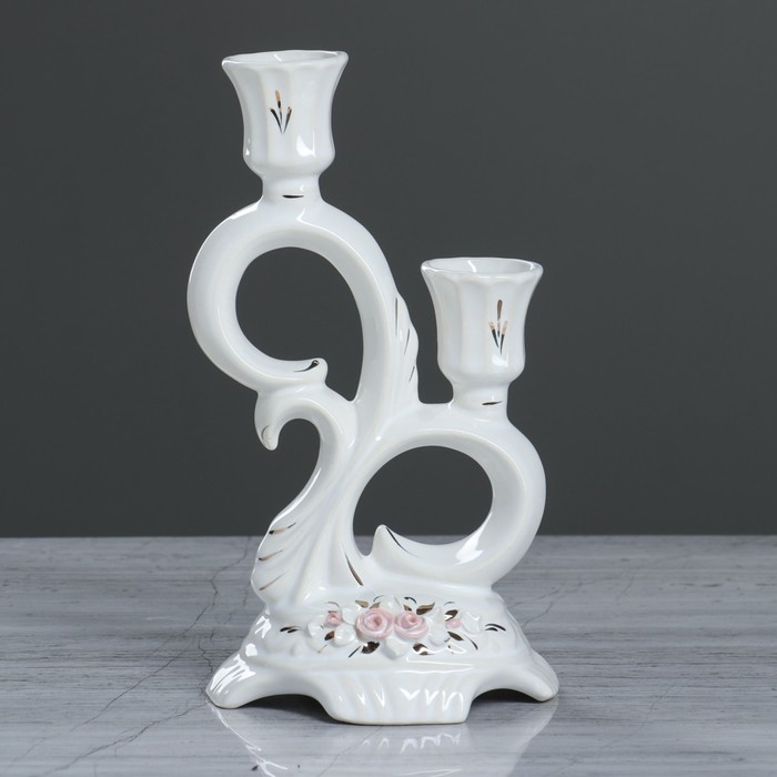 Подсвечник "Флора двойной"