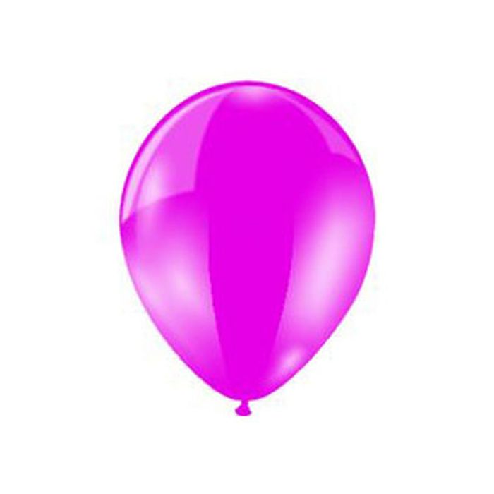 Шар латексный 12", кристалл, набор 50 шт., fuchsia