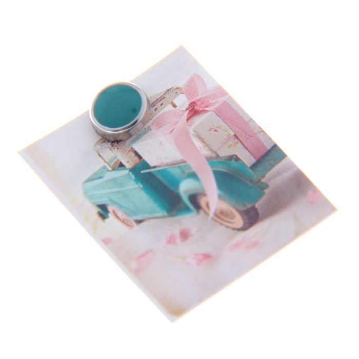 Набор брадсов для скрапбукинга с картонным декором Shabby day, 11 х 14 см