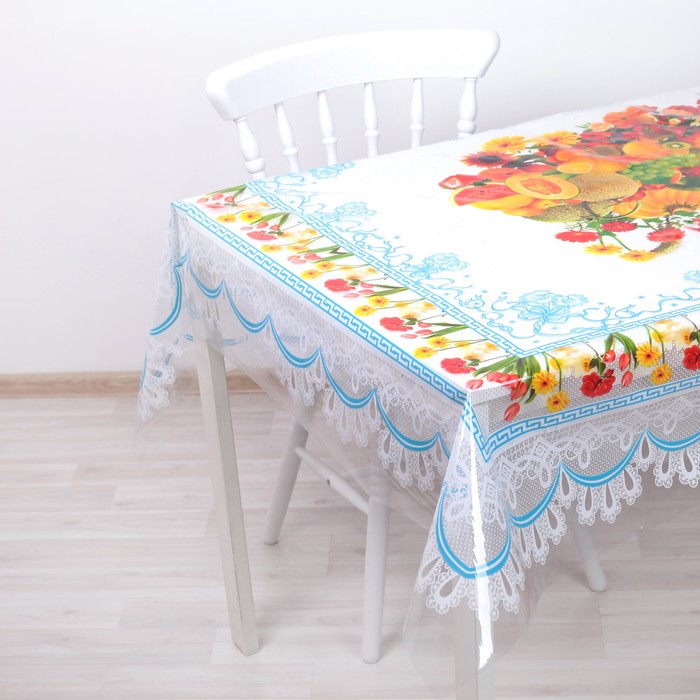 Клеенка ПВХ 140х180 см "Витамин", рулон 20 скатертей