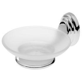 

Мыльница с держателем хром, матовое стекло S-102