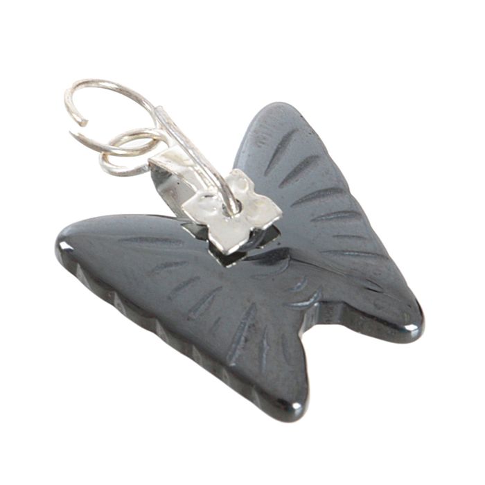 Подвеска "Гематит" бабочка