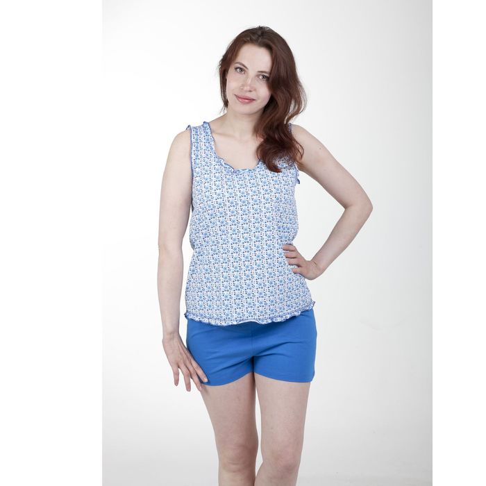 Пижама женская, рост 158-164 см, размер 44, цвет бирюзовый (арт. PK913/01-08)