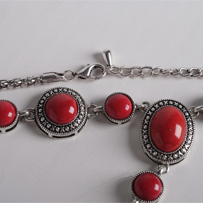 Кулон восток "Коралл" круг в оправе