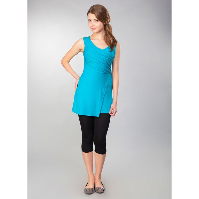 Туника женская, рост 158-164 см, размер 52, цвет бирюзовый (арт. MV19090)