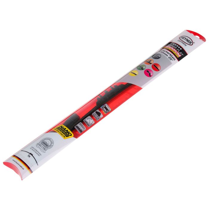 Щётка стеклоочистителя HEYNER Super Flat Premium, 20"/50 см, бескаркасная, с переходниками