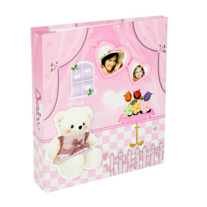 Фотоальбом на 80 фото 10х15 см в коробке "Для малыша", МИКС