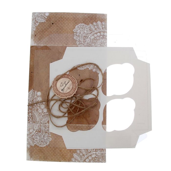 Коробочка для кексов «Для вдохновения», 16 х 16 х 7,5 см