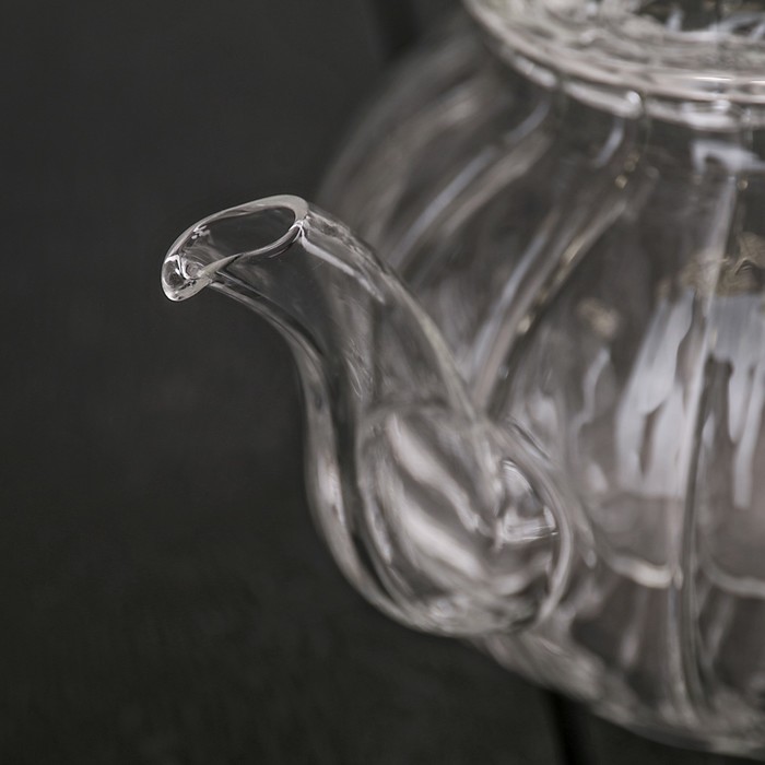 Чайник заварочный 600 мл "Диана", стеклянное сито