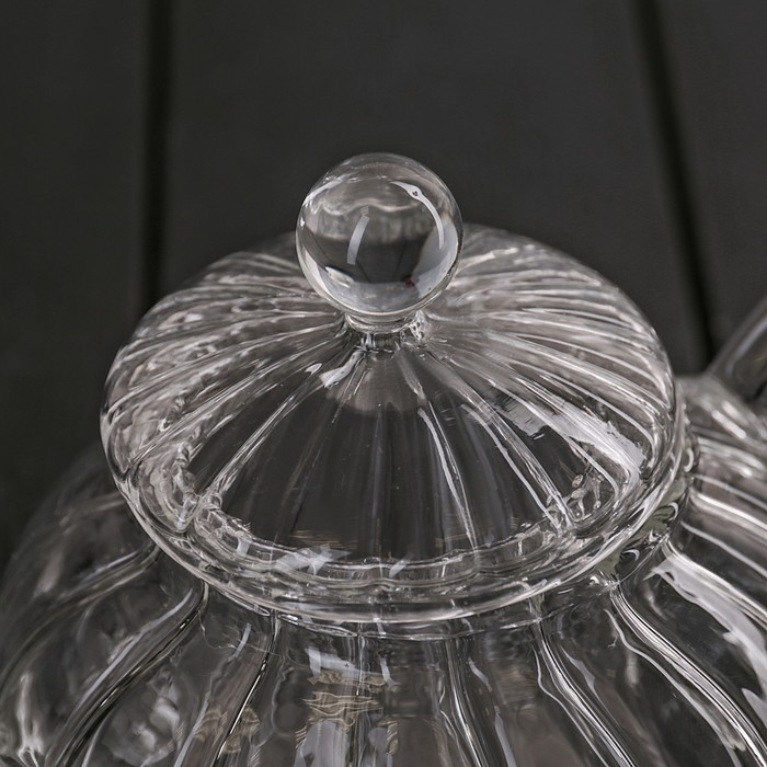 Чайник заварочный 600 мл "Диана", стеклянное сито