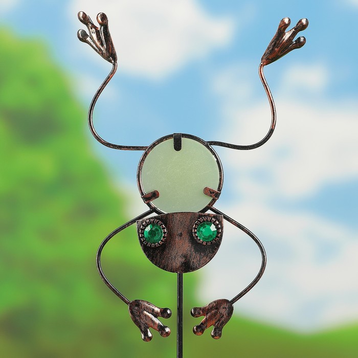 Декоративный штекер "Лягушка" светящийся в темноте