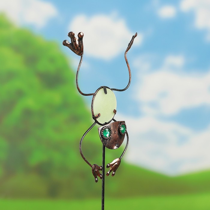 Декоративный штекер "Лягушка" светящийся в темноте