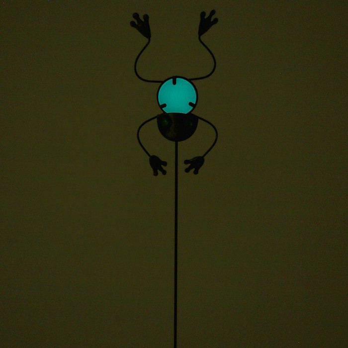 Декоративный штекер "Лягушка" светящийся в темноте