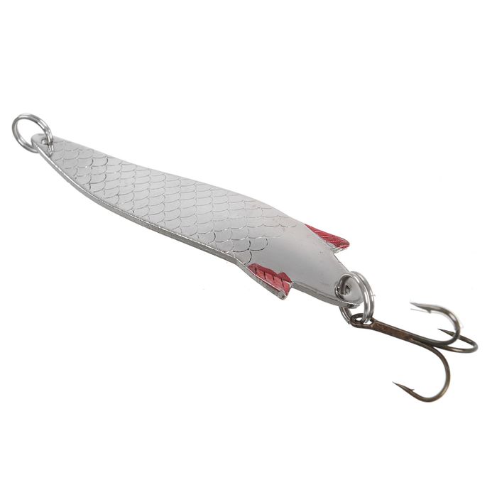 Блесна "Крупная Щука" 32 г, цвет серебро