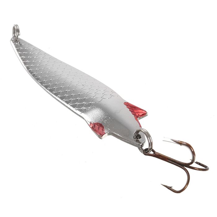 Блесна "Крупная Щука" 44 г, цвет серебро