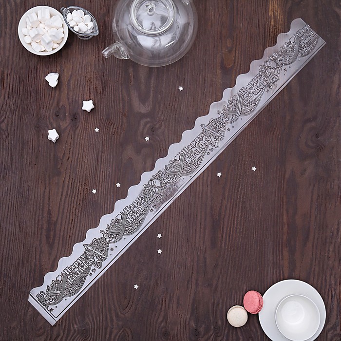 Печать для марципана и теста "Волна" 80x8,5х0,2 cм