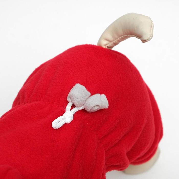 Комбинезон флисовый цветной, S (ДС 24 см, ОШ 26 см, ОГ 32 см) микс