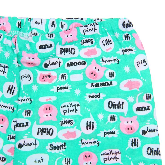 Пижама для девочки, рост 152 см (40), цвет розовый/бирюзовый