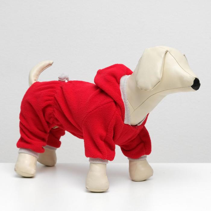 Комбинезон флисовый цветной, XS (ДС 20см, ОШ 24 см, ОГ 28 см) микс