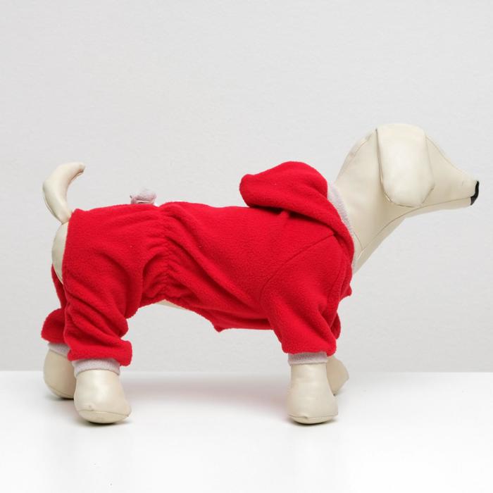 Комбинезон флисовый цветной, XS (ДС 20см, ОШ 24 см, ОГ 28 см) микс