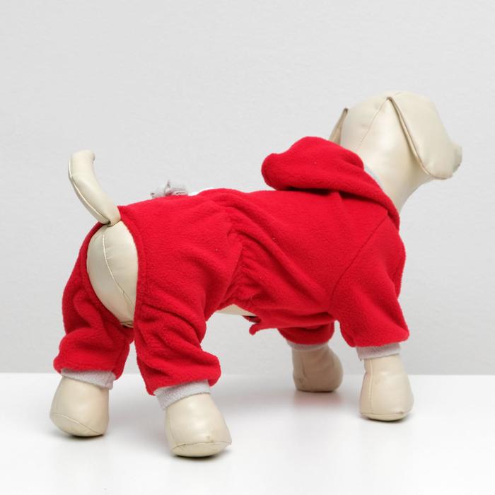 Комбинезон флисовый цветной, XS (ДС 20см, ОШ 24 см, ОГ 28 см) микс