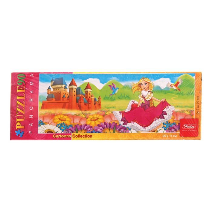 Пазлы панорамные "Милая принцесса", 90 элементов