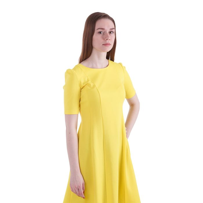 Платье женское, размер 50 (XL), рост 170 см, цвет жёлтый (арт. 40200200073 С+)