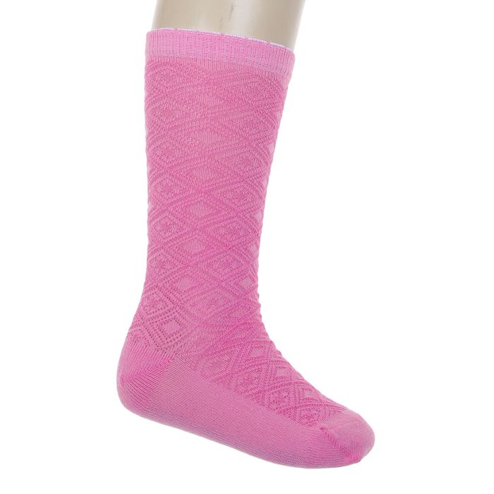 Гольфы детские ФС108-004, цвет розовый, р-р 14-16