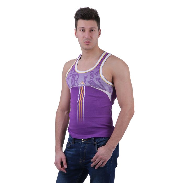 Майка мужская, цвет сирень, размер M, стрейч (арт. 251-06)