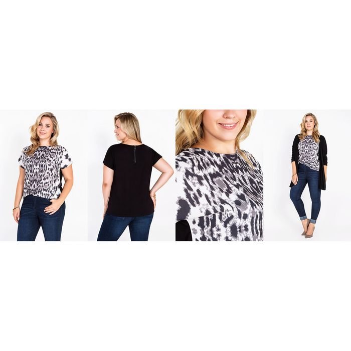 Блузка-топ женская 51100276, цвет чёрный, размер 52(XXL), рост 170