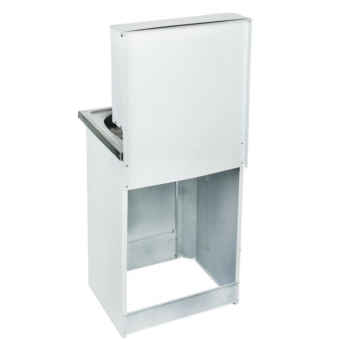 Умывальник "Весна", без электроводонагревателя, нержавеющая мойка, 15 л, белый