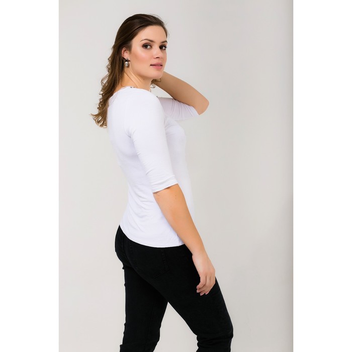 Джемпер женский 51100275, цвет белый, размер 54 (3XL), рост 170