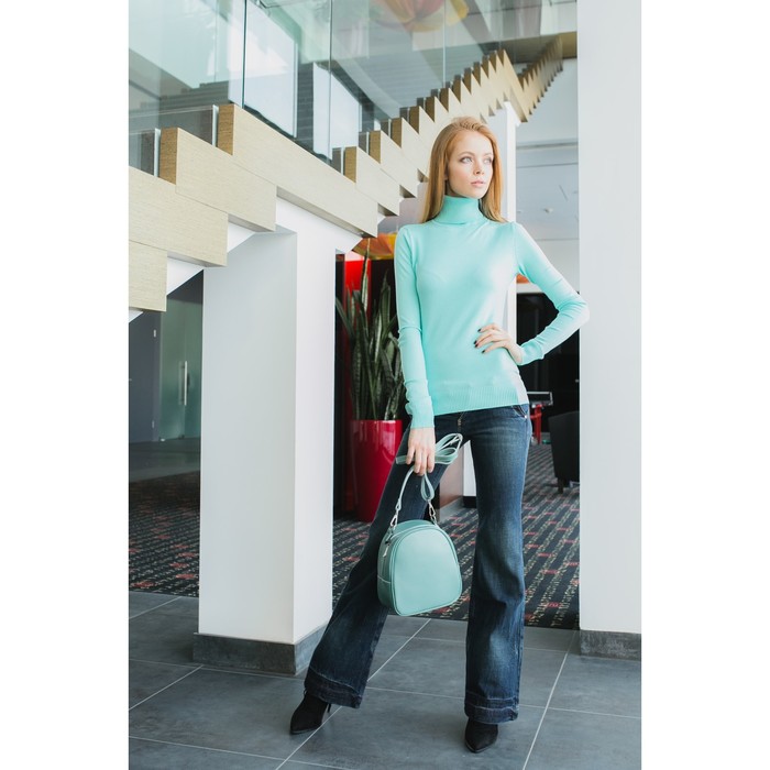 Свитер женский 40200320005, размер 40 (XXS), рост 170 см. цвет св.зелёный