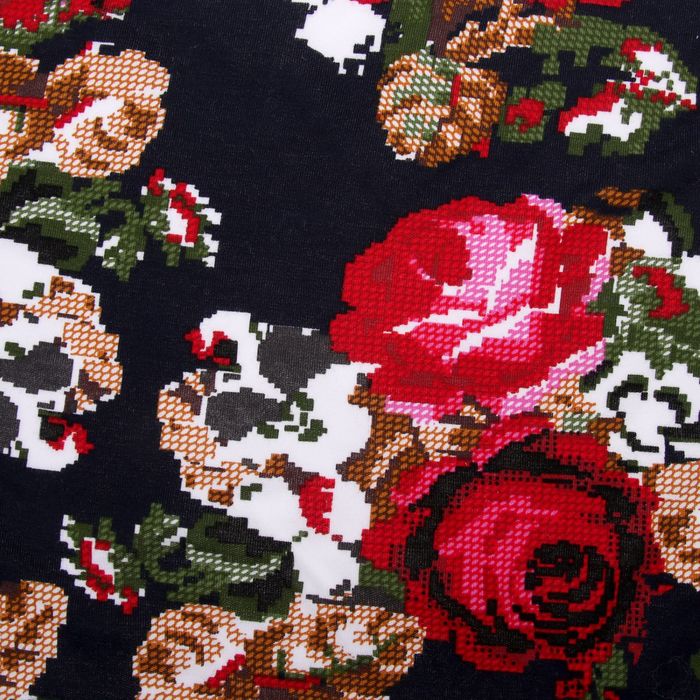 Толстовка женская Эстель, цвет белый, размер 50, принт МИКС