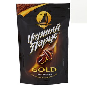 Кофе "Черный Парус" Gold, натуральный растворимый, сублимированный, 75 г