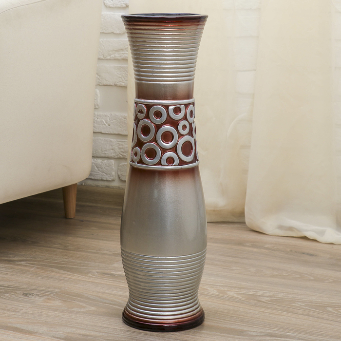 Ваза напольная "Кольца" талия