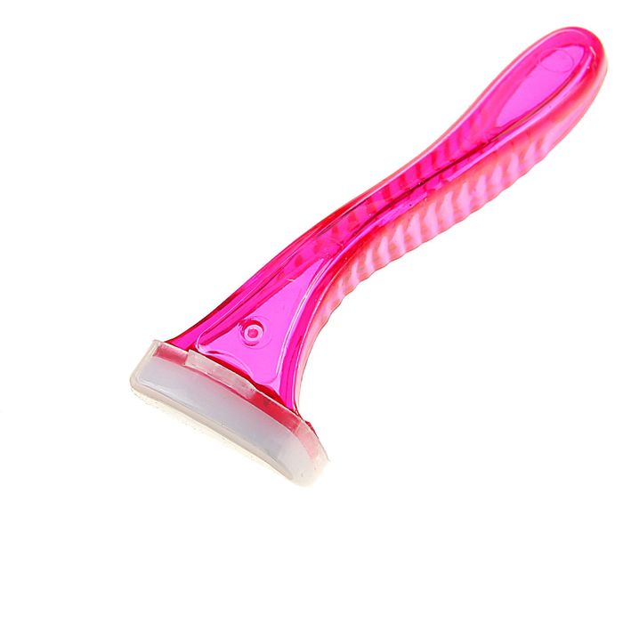 Набор станков для бритья зоны бикини LuazON, с 1 лезвием и увлажн. полоской, розовый, 3 шт.