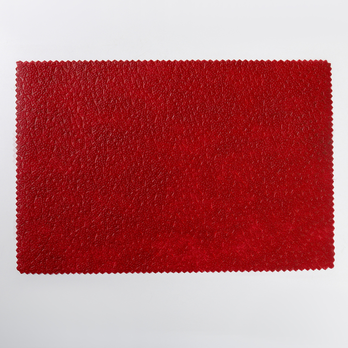 Салфетка кухонная "Астра" 41х28 см, цвет красный