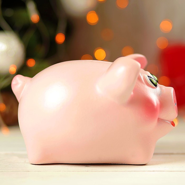 Копилка "Поросёнок" средняя МИКС