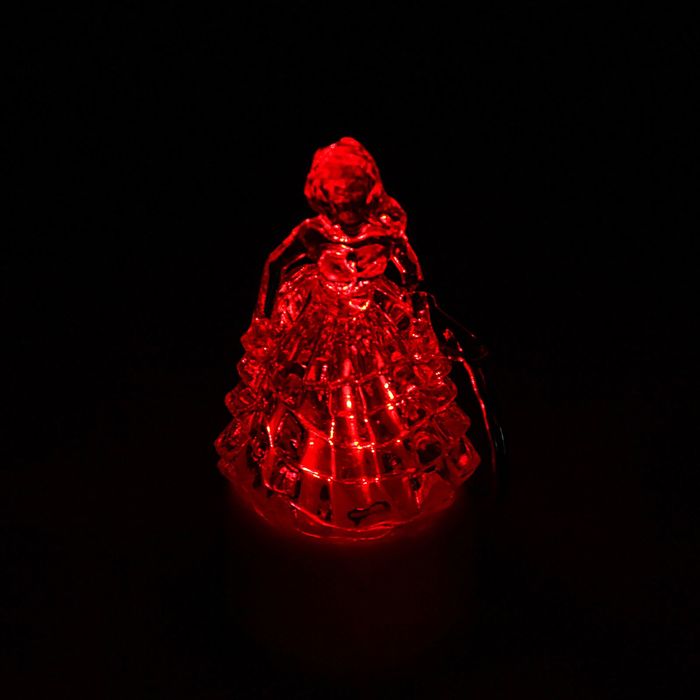 Брелок световой "Девушка" мигает МИКС