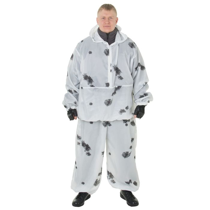 Костюм маскировочный зимний «Клякса», для охотника, размер 62