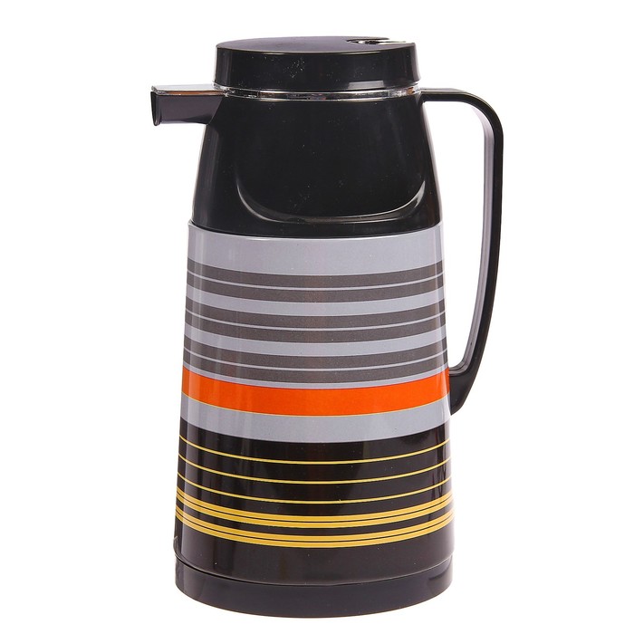 Термос 1000 мл «Полосы», кофейник, держит тепло 10ч, микс, 15х24 см