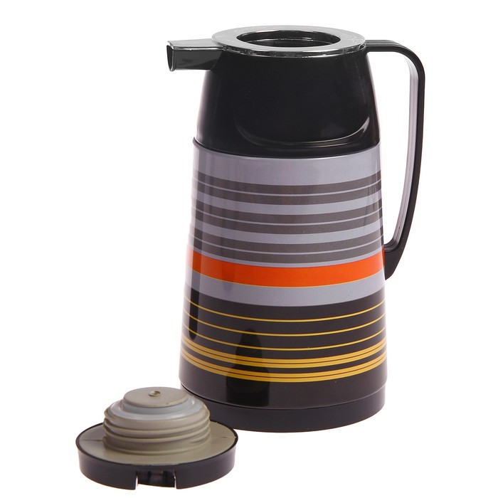Термос 1000 мл «Полосы», кофейник, держит тепло 10ч, микс, 15х24 см