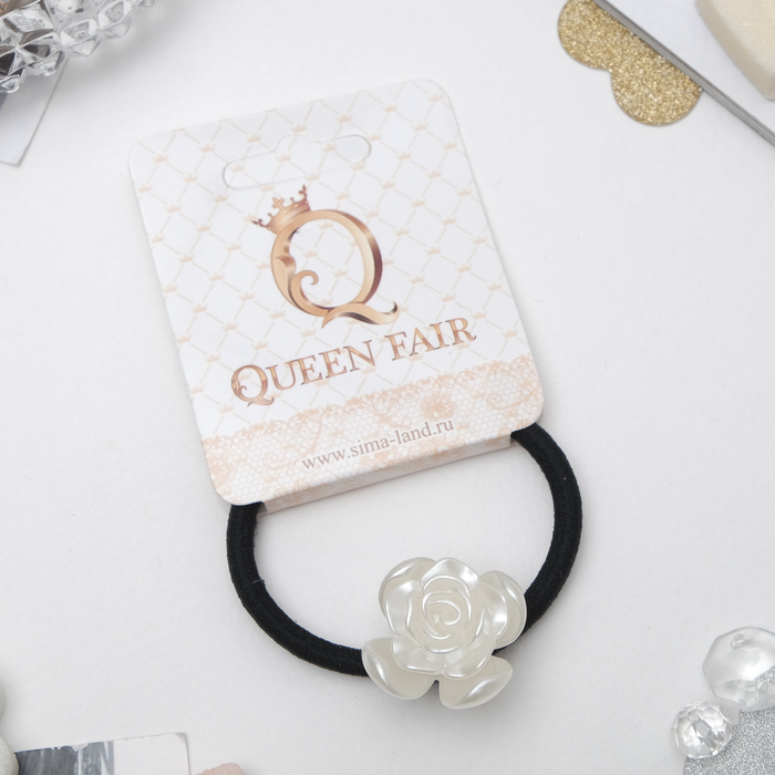 Резинка для волос "Ассоль", розочка