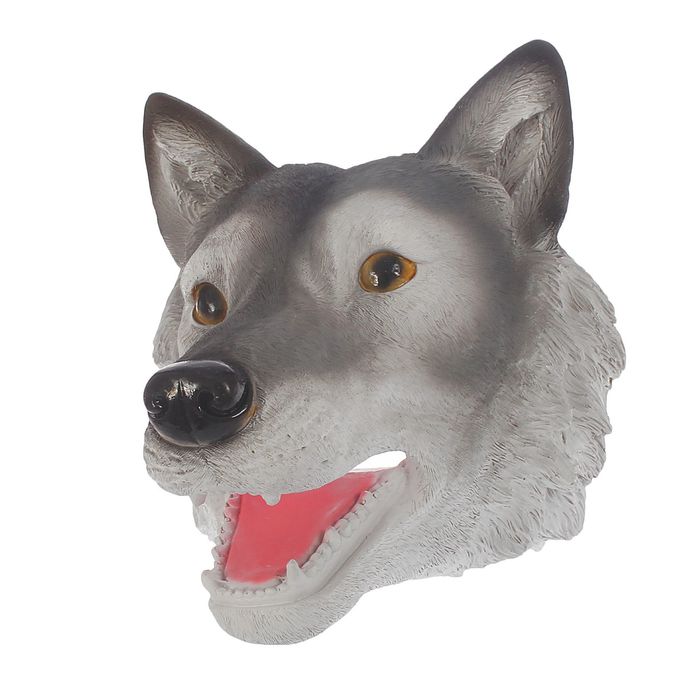 Садовая фигура настенная "Голова волка"