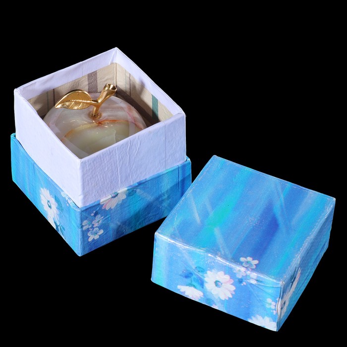 Часы "Яблоко" 6 х 10 см, оникс