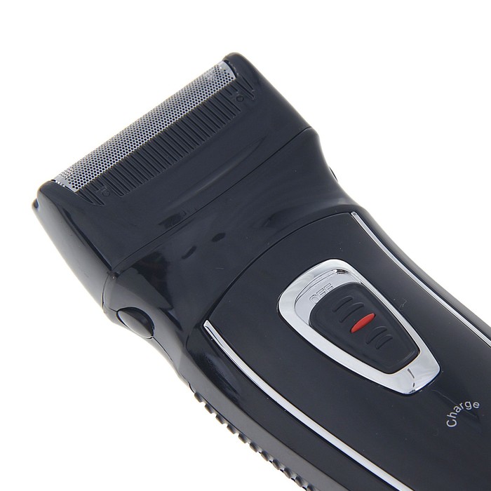 Электробритва Luazon LBR-03, 3 Вт, АКБ 600 мАч, 2 стальных лезвия, серая