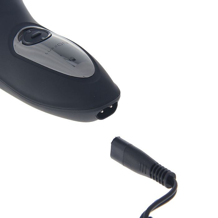 Электробритва Luazon LBR-06, 3 Вт, АКБ 1200 мАч, 3 плавающие головки, чёрная