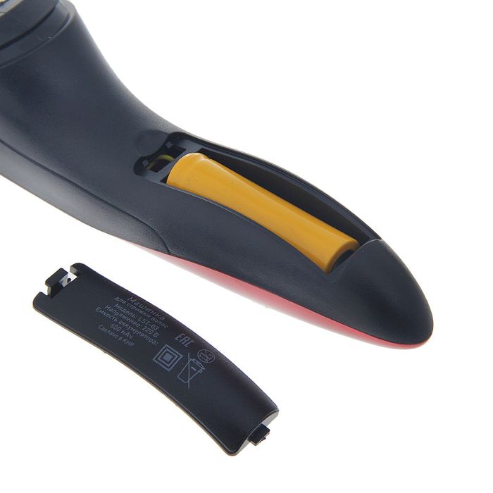 Машинка для стрижки LuazON LST-03, АКБ 600мАч, насадки 3/6, 6/9, 9/12 мм, LED-индик.