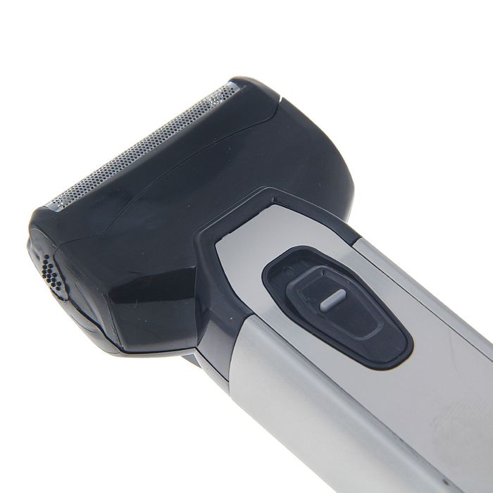 Электробритва Luazon LBR-04, 3 Вт, АКБ 600 мАч, 2 стальных лезвия, серебристая